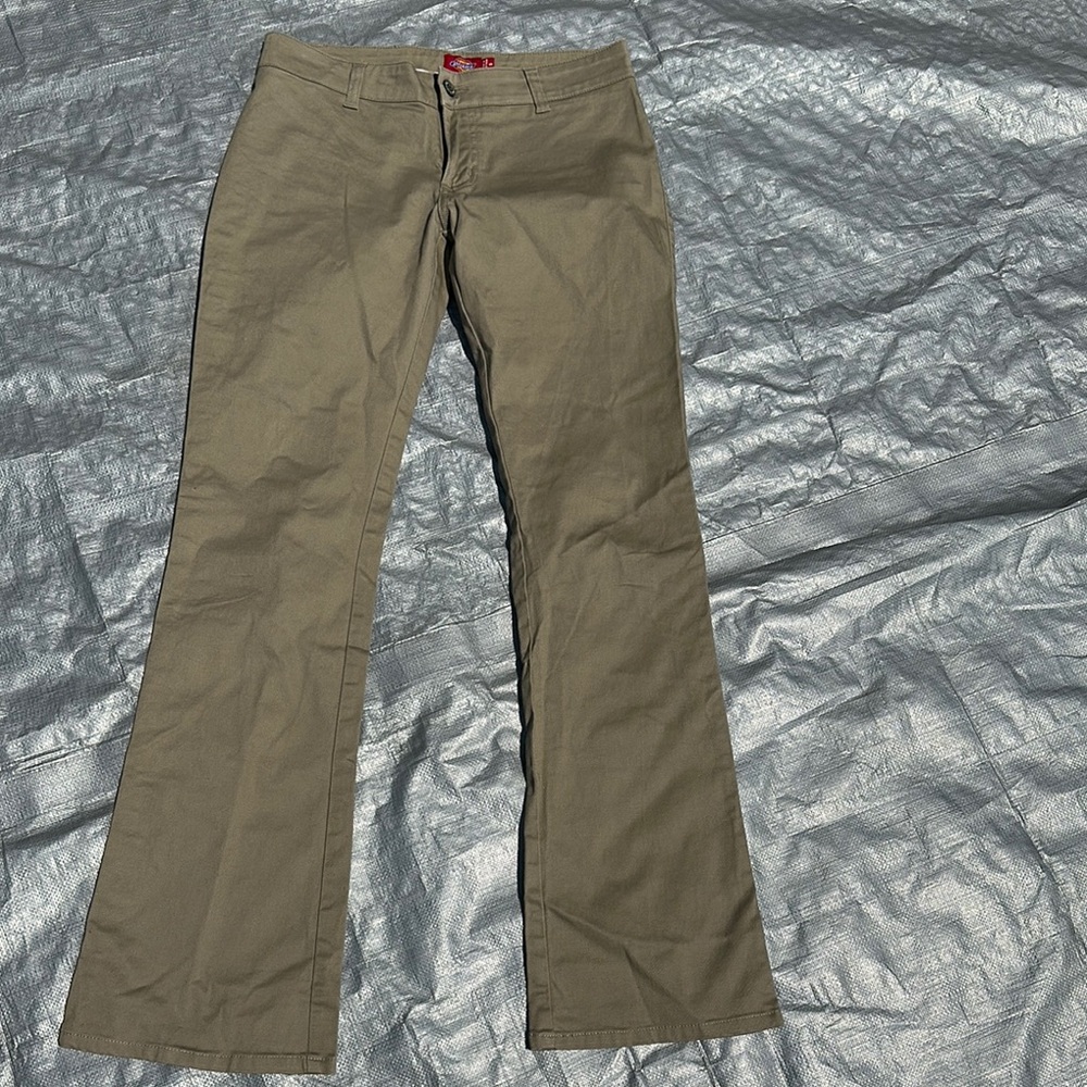 Tan Flared Pants